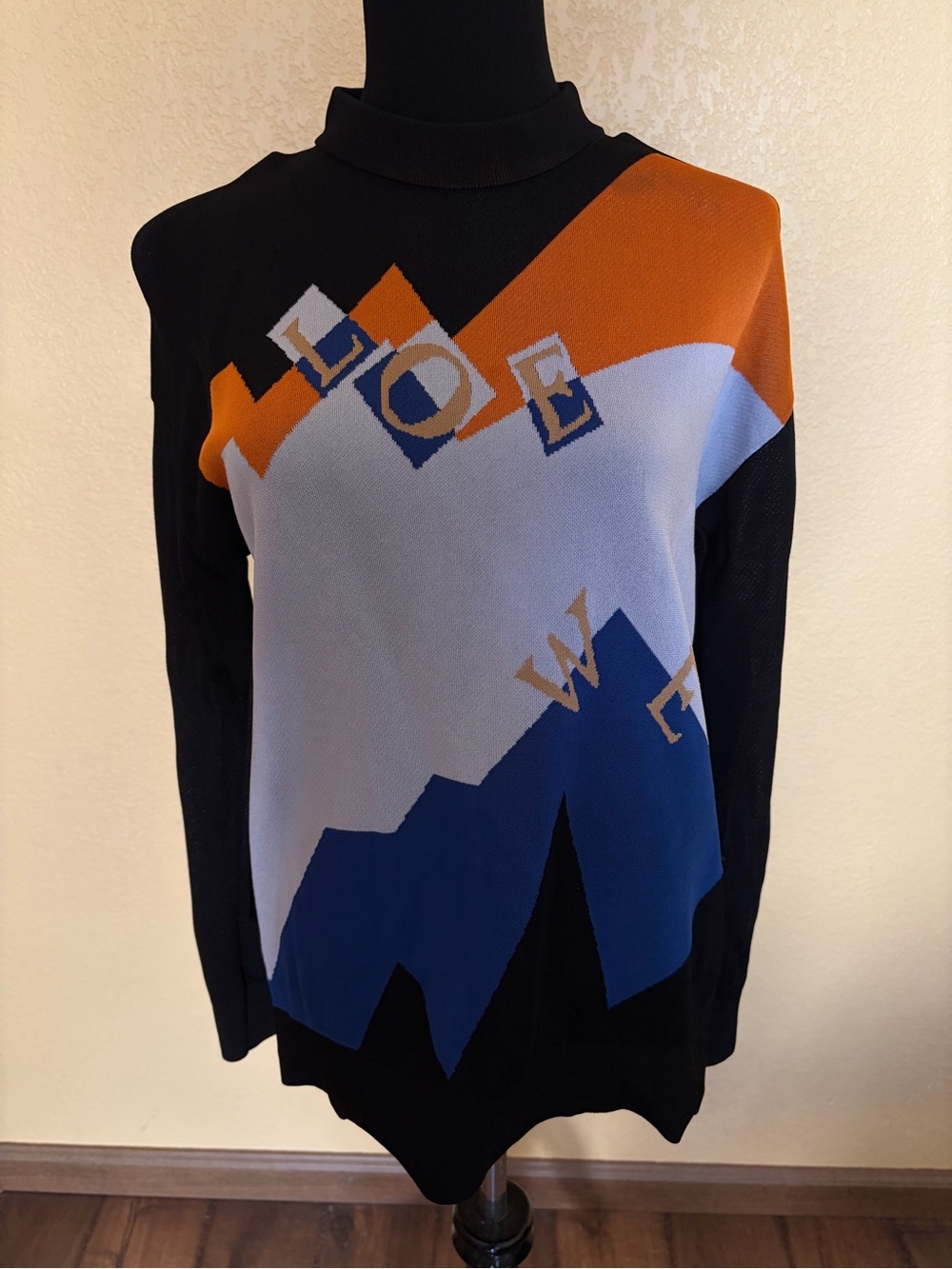 Loewe women’s oversized knitted sweater size XS